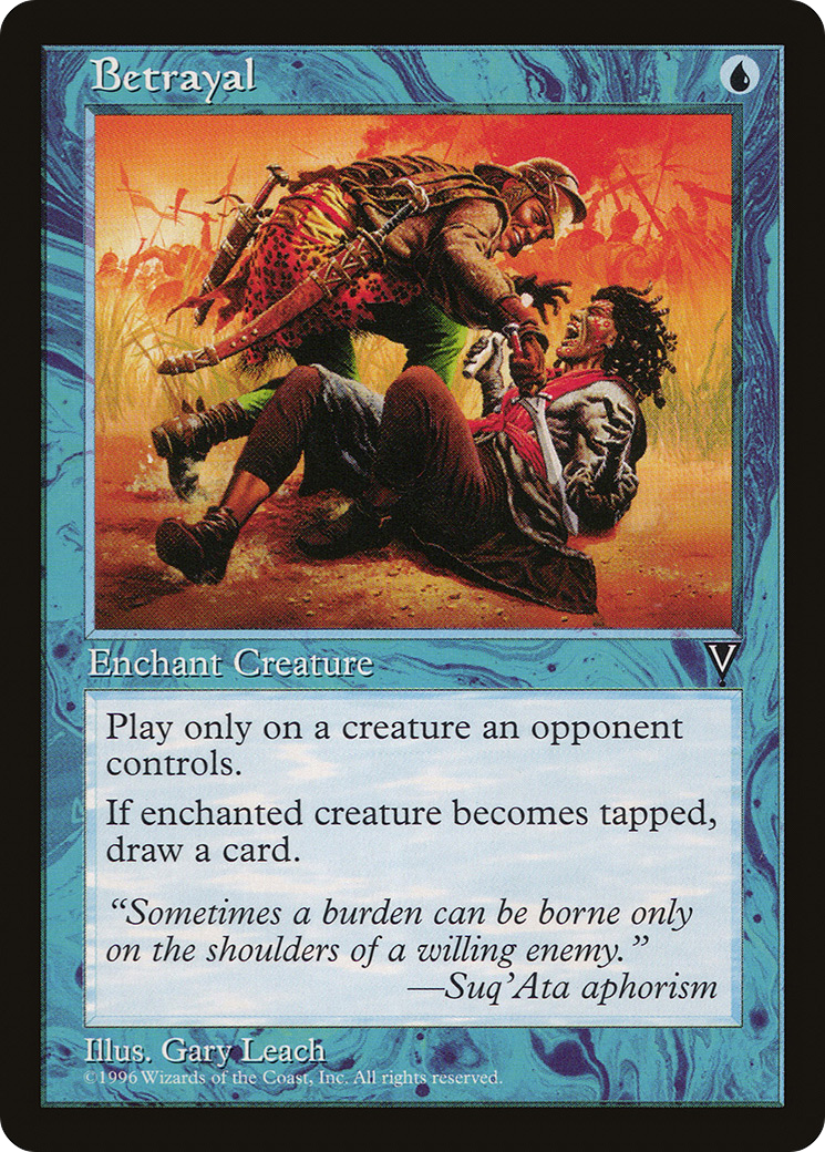 Betrayal (VIS-026) - Visions - Premium MTG Single from Wizards of the Coast - Just $0.25! Shop now at Game Crave Tournament Store