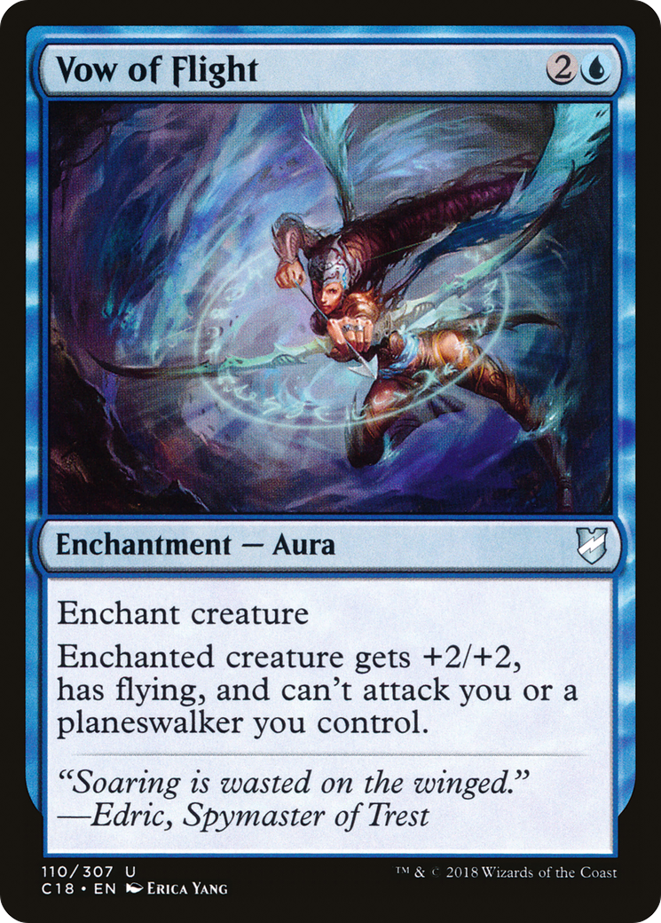 Vow of Flight (C18-110) - Commander 2018 - Premium MTG Single from Wizards of the Coast - Just $0.08! Shop now at Game Crave Tournament Store