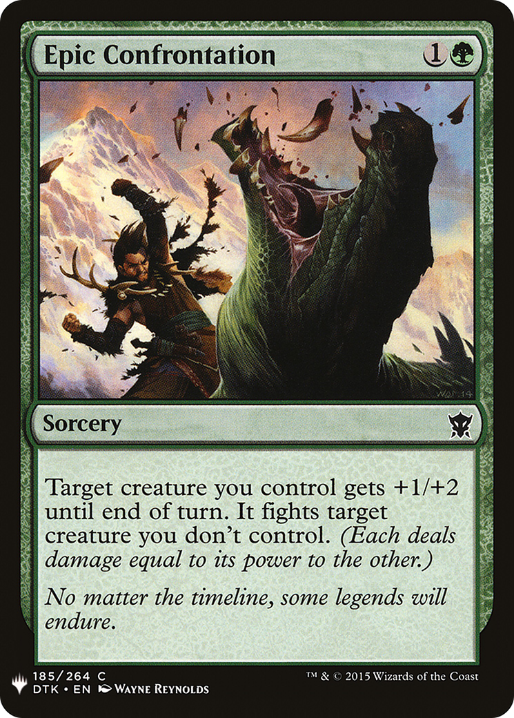 Epic Confrontation (MB1-1198) - Mystery Booster - Premium MTG Single from Wizards of the Coast - Just $0.08! Shop now at Game Crave Tournament Store