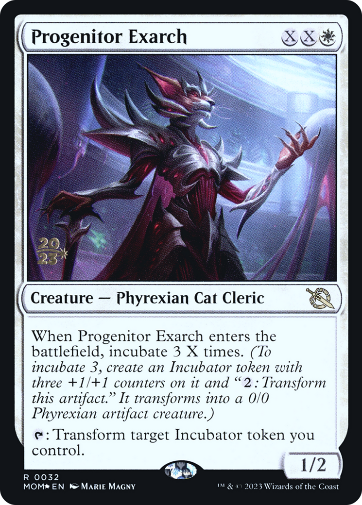 Progenitor Exarch (PMOM-32S) - March of the Machine Promos Foil - Premium MTG Single from Wizards of the Coast - Just $0.08! Shop now at Game Crave Tournament Store