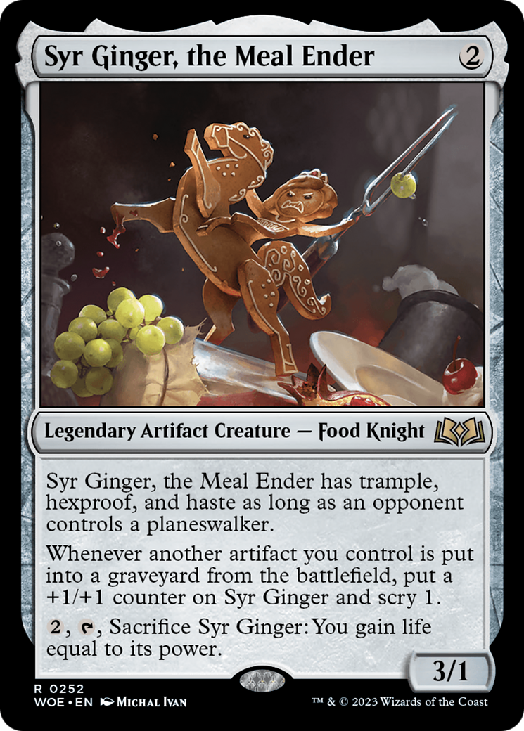 Syr Ginger, the Meal Ender (WOE-252) - Wilds of Eldraine - Premium MTG Single from Wizards of the Coast - Just $0.08! Shop now at Game Crave Tournament Store