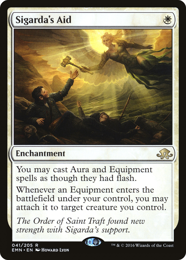 Sigarda's Aid (EMN-041) - Eldritch Moon - Premium MTG Single from Wizards of the Coast - Just $1.84! Shop now at Game Crave Tournament Store