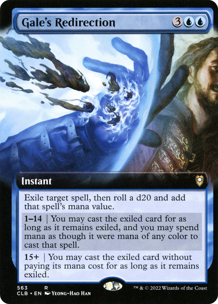 Gale's Redirection (CLB-563) - Commander Legends: Battle for Baldur's Gate: (Extended Art) - Premium MTG Single from Wizards of the Coast - Just $0.26! Shop now at Game Crave Tournament Store