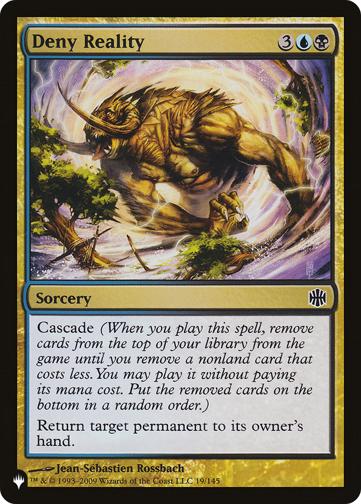 Deny Reality (PLIST-709) - The List - Premium MTG Single from Wizards of the Coast - Just $0.08! Shop now at Game Crave Tournament Store