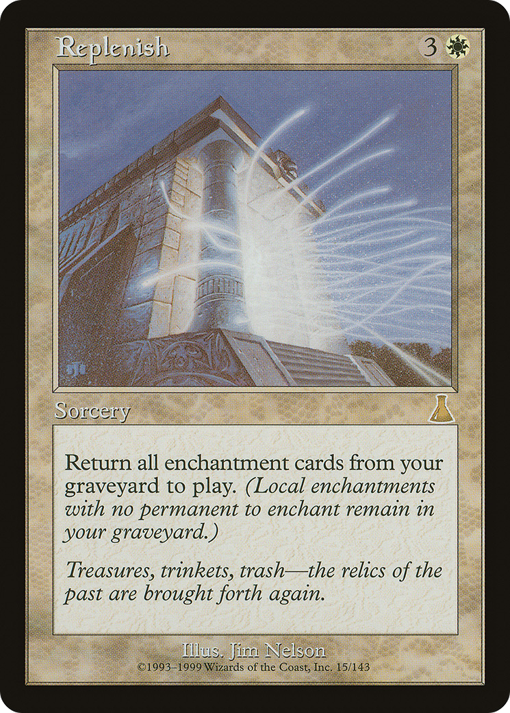 Replenish (UDS-015) - Urza's Destiny - Premium MTG Single from Wizards of the Coast - Just $93.44! Shop now at Game Crave Tournament Store