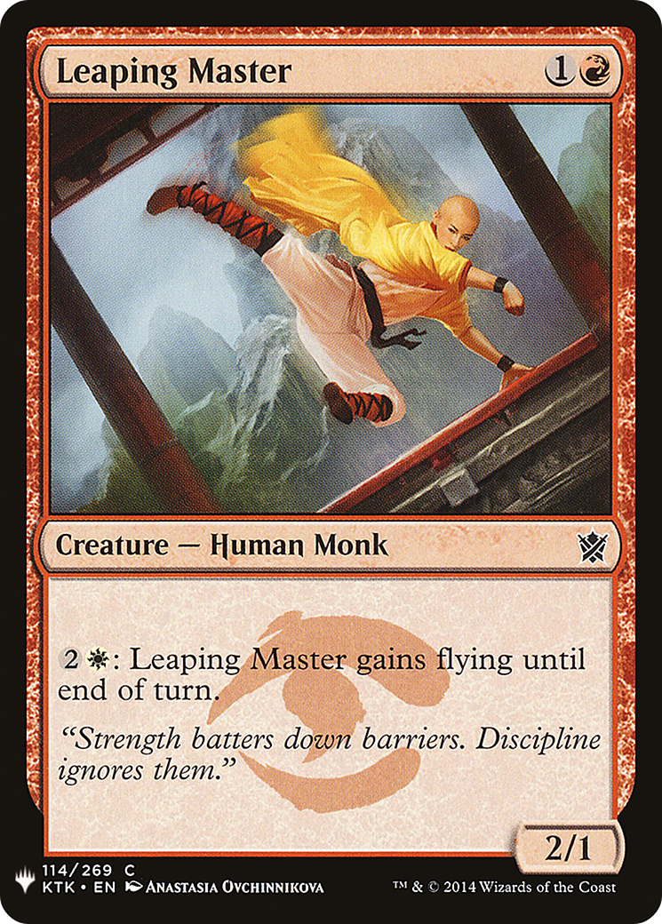 Leaping Master (MB1-999) - Mystery Booster - Premium MTG Single from Wizards of the Coast - Just $0.08! Shop now at Game Crave Tournament Store