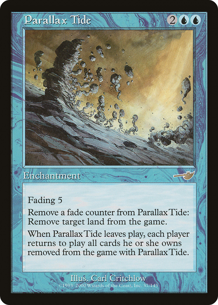 Parallax Tide (NEM-037) - Nemesis - Premium MTG Single from Wizards of the Coast - Just $5.99! Shop now at Game Crave Tournament Store