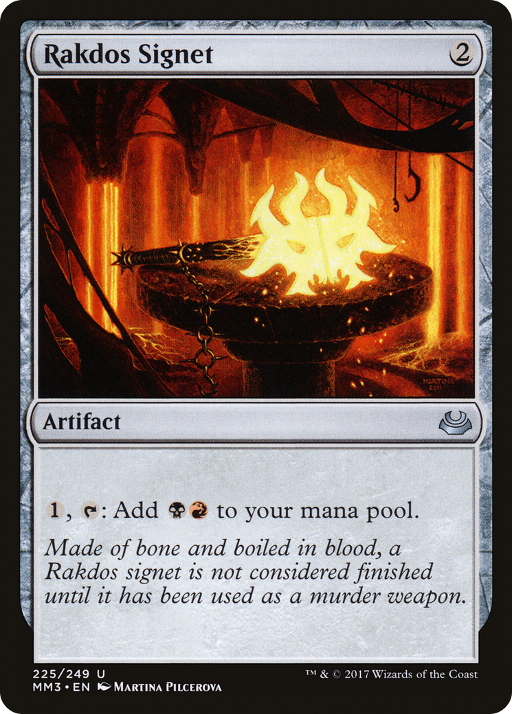 Rakdos Signet (MM3-225) - Modern Masters 2017 - Premium MTG Single from Wizards of the Coast - Just $0.60! Shop now at Game Crave Tournament Store