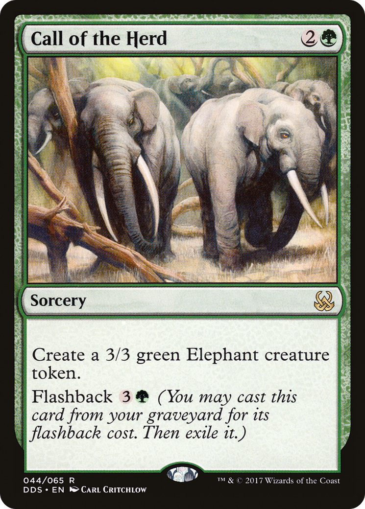 Call of the Herd (DDS-044) - Duel Decks: Mind vs. Might - Premium MTG Single from Wizards of the Coast - Just $0.08! Shop now at Game Crave Tournament Store
