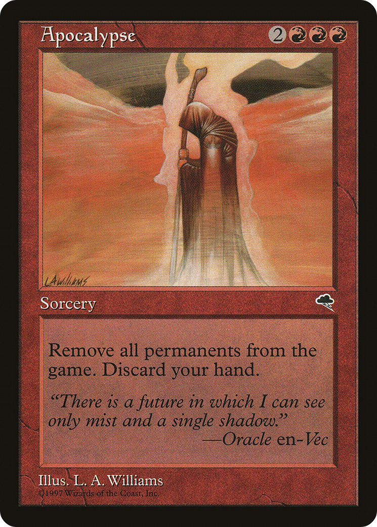 Apocalypse (TMP-162) - Tempest - Premium MTG Single from Wizards of the Coast - Just $1.71! Shop now at Game Crave Tournament Store