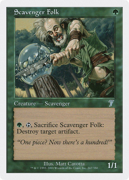 Scavenger Folk (7ED-267) - Seventh Edition - Premium MTG Single from Wizards of the Coast - Just $0.08! Shop now at Game Crave Tournament Store
