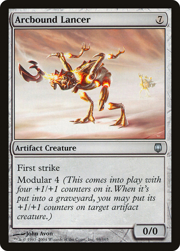 Arcbound Lancer (DST-098) - Darksteel - Premium MTG Single from Wizards of the Coast - Just $0.42! Shop now at Game Crave Tournament Store