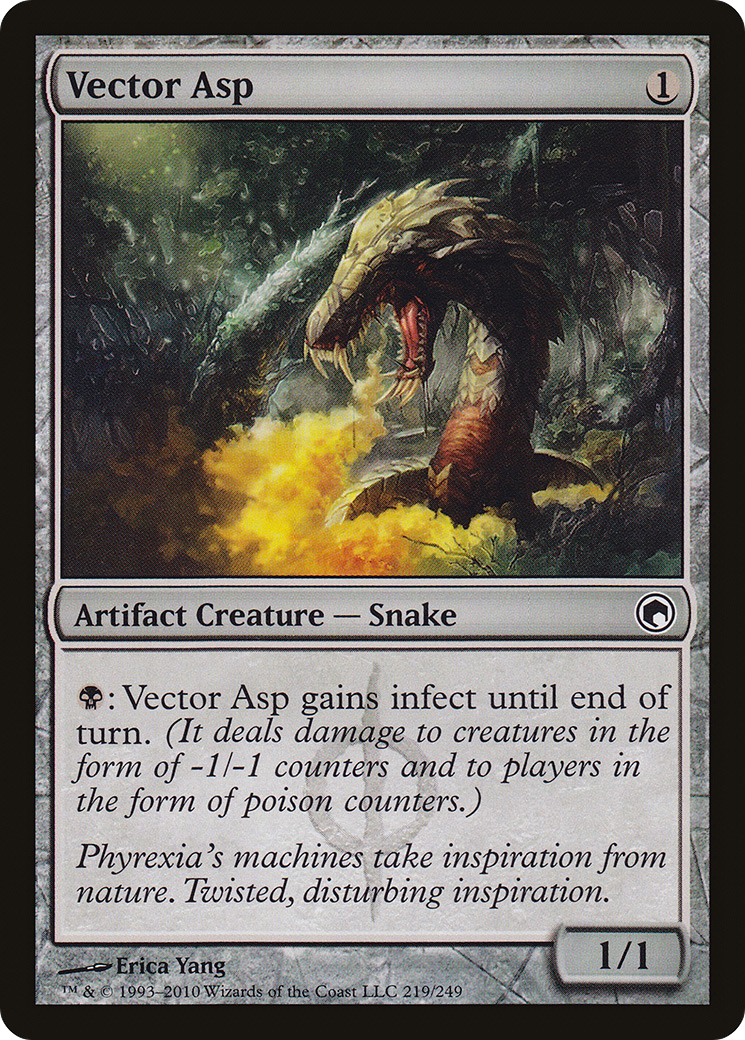 Vector Asp (SOM-219) - Scars of Mirrodin Foil - Premium MTG Single from Wizards of the Coast - Just $0.17! Shop now at Game Crave Tournament Store