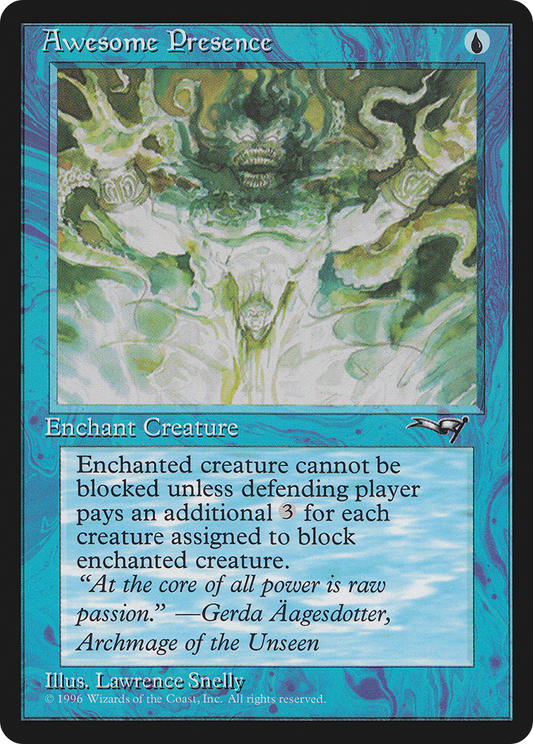Awesome Presence (ALL-23A) - Alliances - Premium MTG Single from Wizards of the Coast - Just $0.25! Shop now at Game Crave Tournament Store