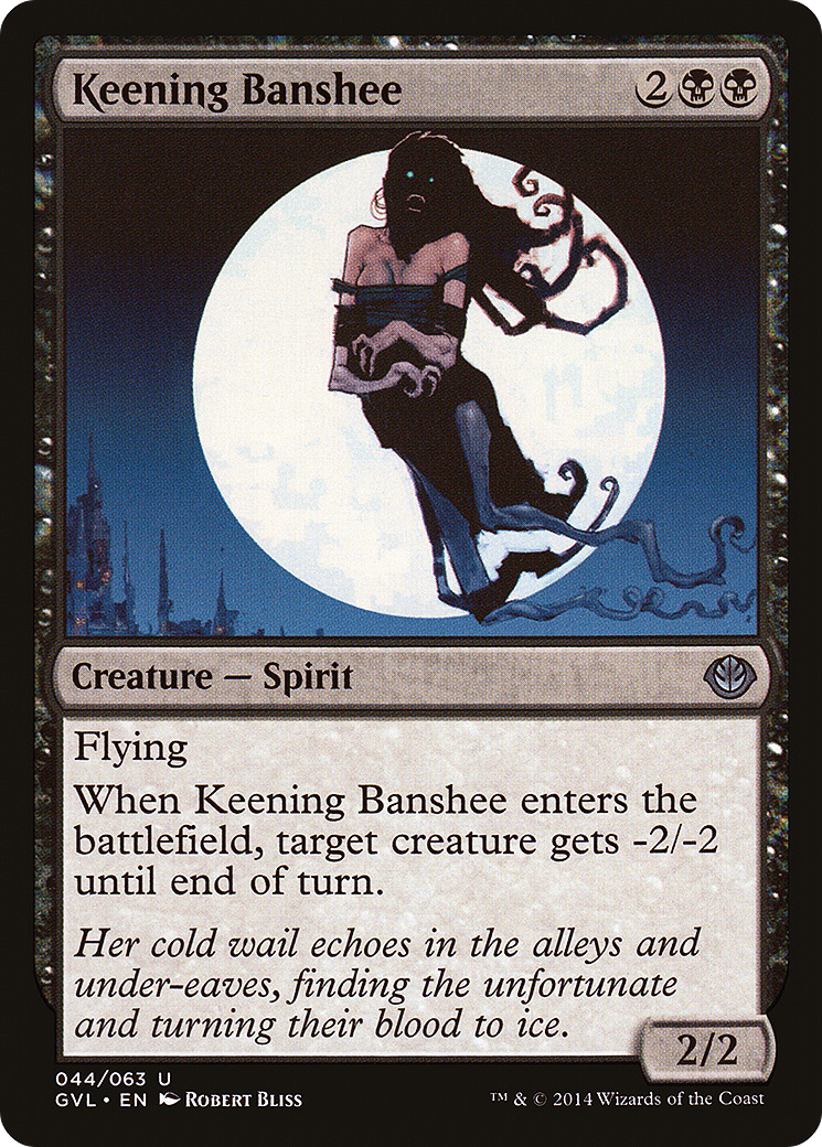 Keening Banshee (GVL-044) - Duel Decks Anthology: Garruk vs. Liliana - Premium MTG Single from Wizards of the Coast - Just $0.08! Shop now at Game Crave Tournament Store