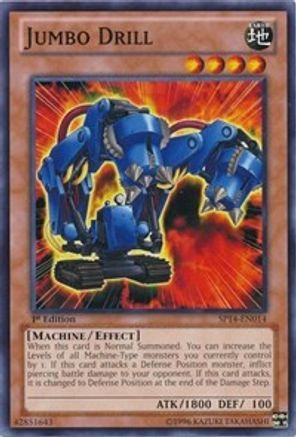 Jumbo Drill (SP14-EN014) - Star Pack 2014 1st Edition - Premium Yugioh Single from Konami - Just $0.25! Shop now at Game Crave Tournament Store