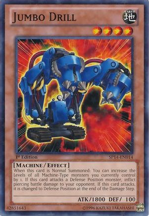 Jumbo Drill (Starfoil) (SP14-EN014) - Star Pack 2014 1st Edition - Premium Yugioh Single from Konami - Just $0.08! Shop now at Game Crave Tournament Store