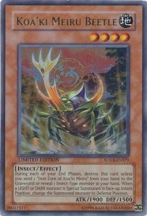 Koa'ki Meiru Beetle (SOVR-ENSP1) (SOVR-ENSP1) - Stardust Overdrive Limited - Premium Yugioh Single from Konami - Just $0.62! Shop now at Game Crave Tournament Store