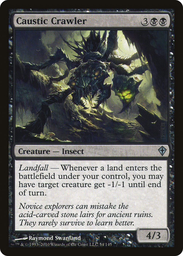 Caustic Crawler (WWK-054) - Worldwake - Premium MTG Single from Wizards of the Coast - Just $0.08! Shop now at Game Crave Tournament Store