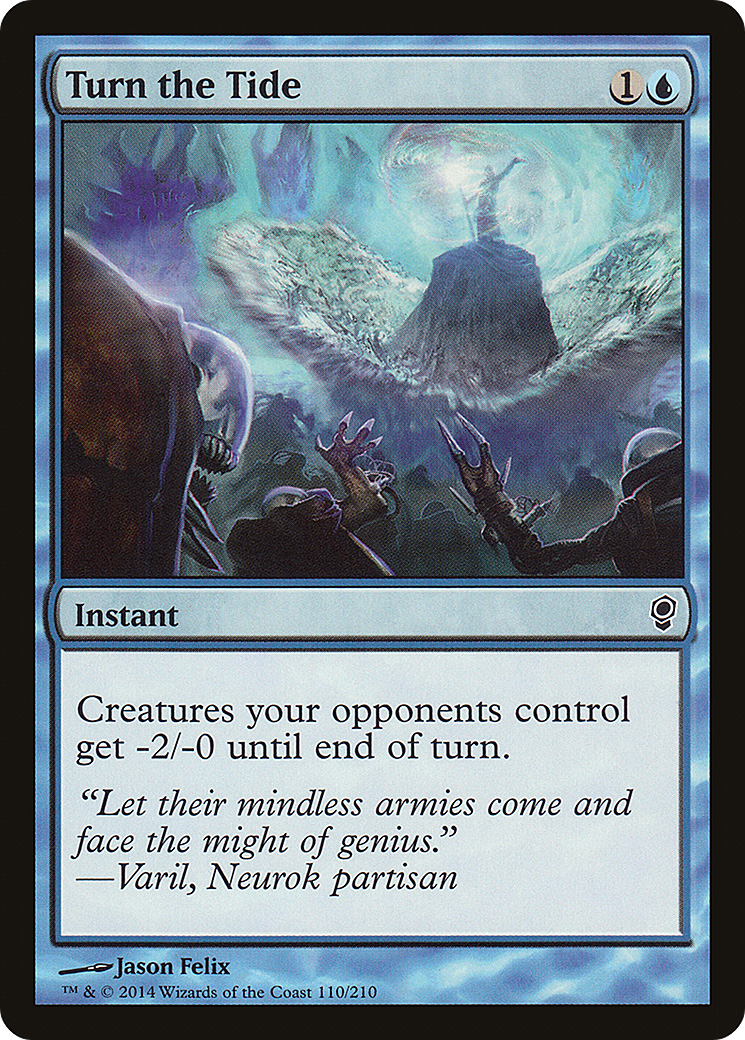 Turn the Tide (CNS-110) - Conspiracy Foil - Premium MTG Single from Wizards of the Coast - Just $0.08! Shop now at Game Crave Tournament Store