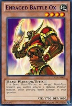 Enraged Battle Ox (Blue) (DL15-EN002) - Duelist League Promo Unlimited - Premium Yugioh Single from Konami - Just $0.54! Shop now at Game Crave Tournament Store
