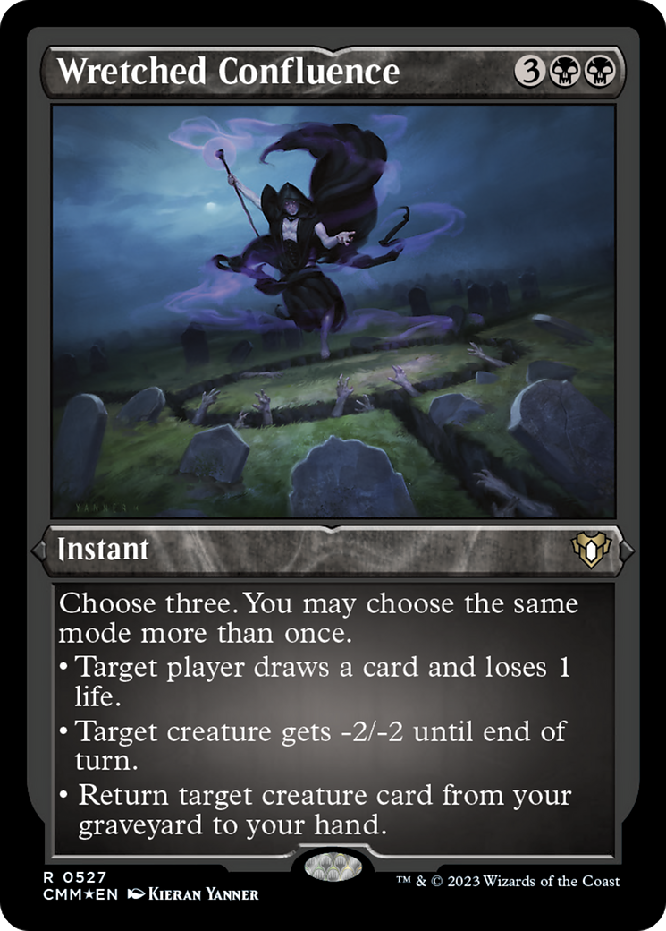 Wretched Confluence (CMM-527) - Commander Masters Etched Foil - Premium MTG Single from Wizards of the Coast - Just $0.14! Shop now at Game Crave Tournament Store