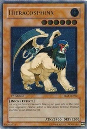 Hieracosphinx (UTR) (TLM-EN012) - The Lost Millennium Unlimited - Premium Yugioh Single from Konami - Just $9.20! Shop now at Game Crave Tournament Store