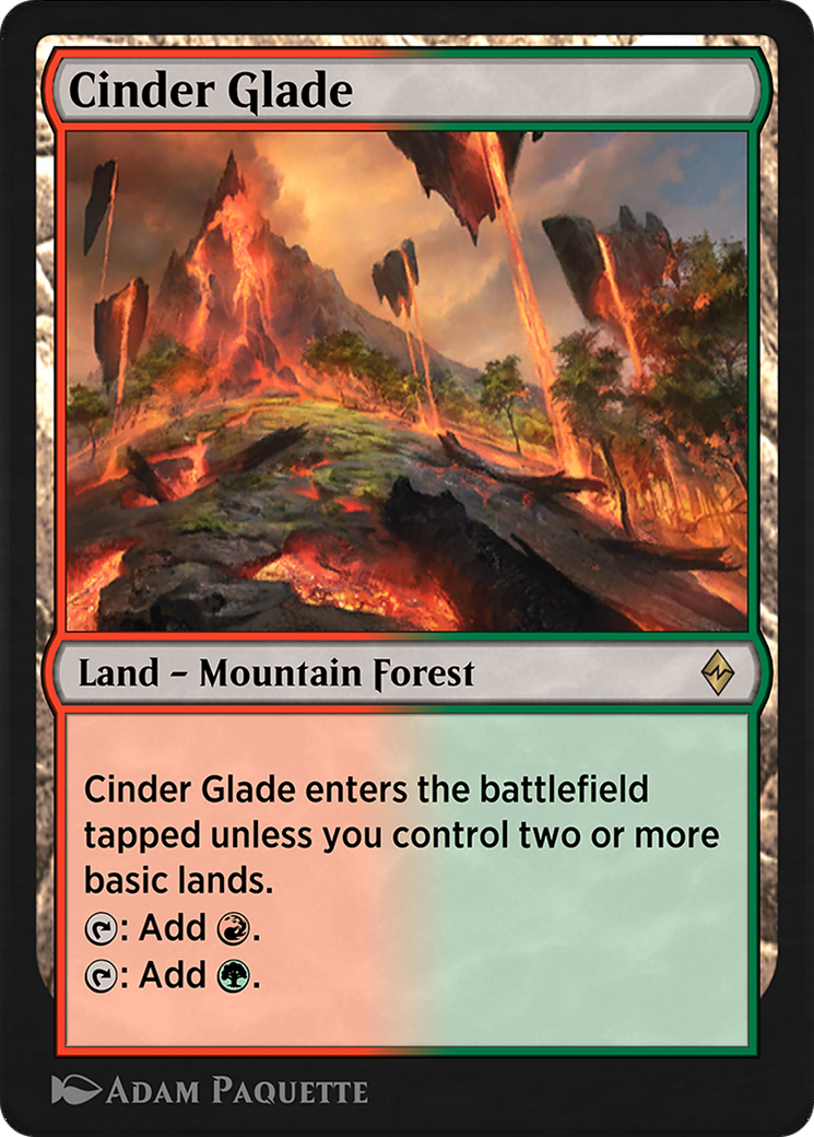 Cinder Glade (EA3-021) - Explorer Anthology 3 - Premium MTG Single from Wizards of the Coast - Just $0! Shop now at Game Crave Tournament Store