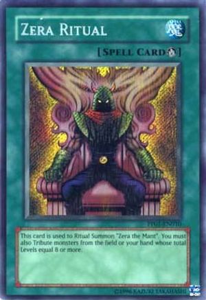 Zera Ritual (Secret Rare) (PP01-EN010) - Premium Pack 1 Unlimited - Premium Yugioh Single from Konami - Just $3.55! Shop now at Game Crave Tournament Store