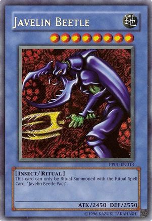 Javelin Beetle (Secret Rare) (PP01-EN013) - Premium Pack 1 Unlimited - Premium Yugioh Single from Konami - Just $9.13! Shop now at Game Crave Tournament Store