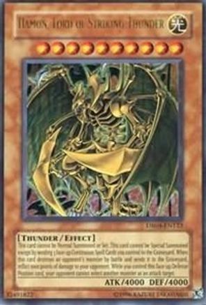 Hamon, Lord of Striking Thunder (DR04-EN122) - Dark Revelation Volume 4 Unlimited - Premium Yugioh Single from Konami - Just $79.99! Shop now at Game Crave Tournament Store