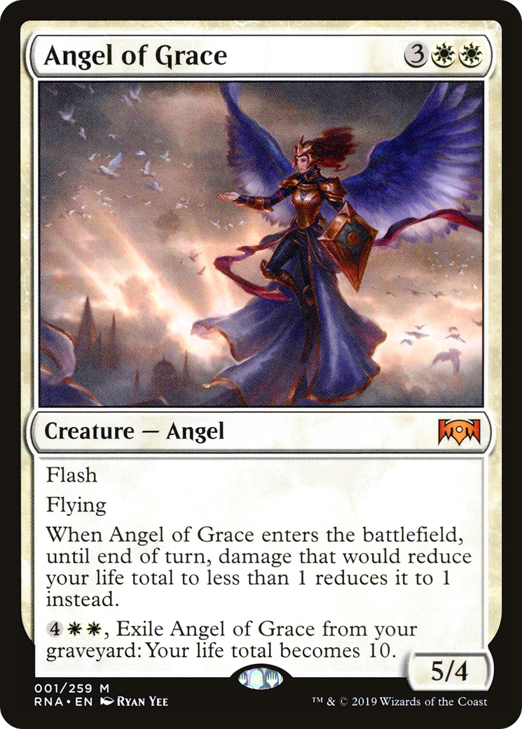 Angel of Grace (RNA-001) - Ravnica Allegiance - Premium MTG Single from Wizards of the Coast - Just $0.81! Shop now at Game Crave Tournament Store