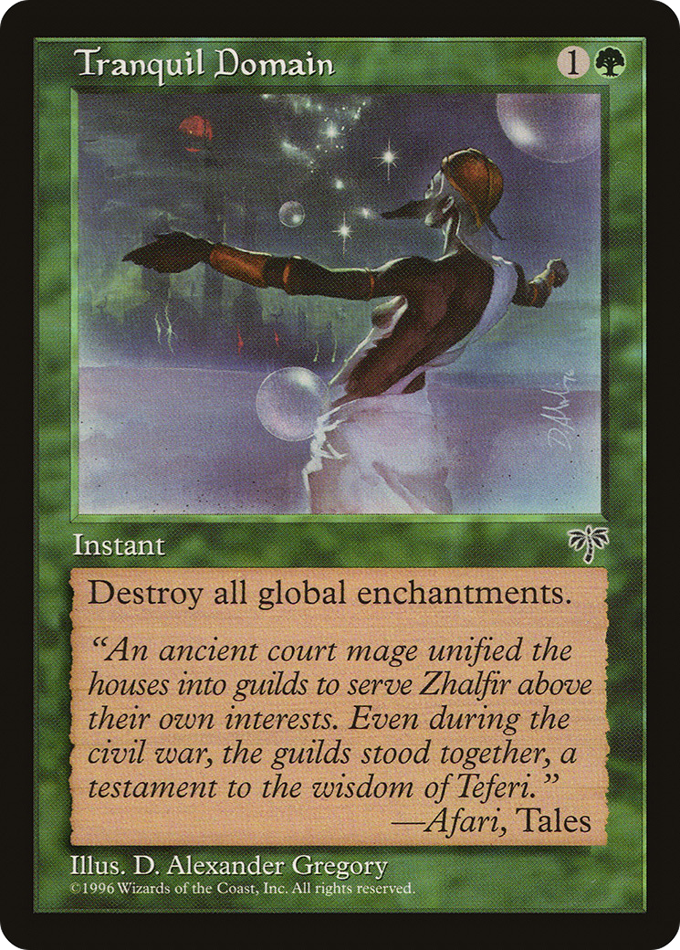 Tranquil Domain (MIR-245) - Mirage - Premium MTG Single from Wizards of the Coast - Just $0.25! Shop now at Game Crave Tournament Store