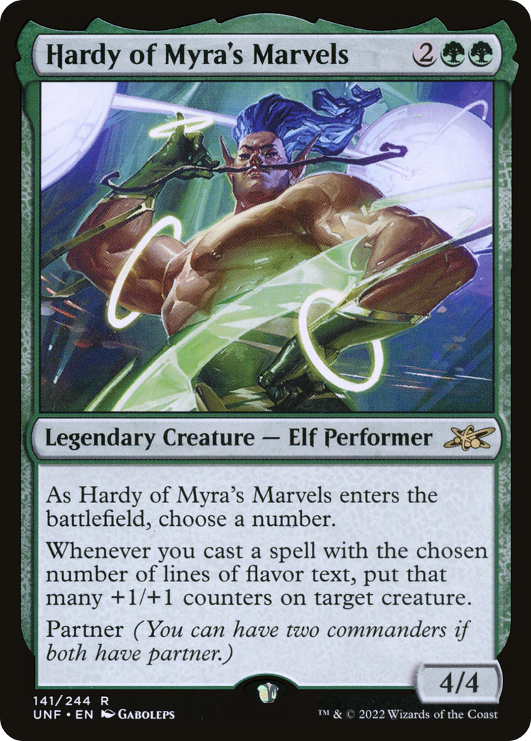 Hardy of Myra's Marvels (UNF-141) - Unfinity - Premium MTG Single from Wizards of the Coast - Just $0.08! Shop now at Game Crave Tournament Store