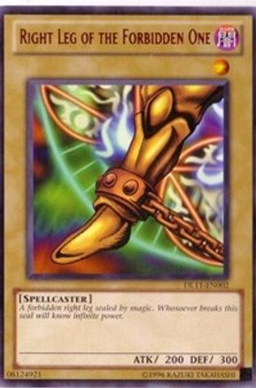 Right Leg of the Forbidden One (Red) (DL11-EN002) - Duelist League Promo Unlimited - Premium Yugioh Single from Konami - Just $16! Shop now at Game Crave Tournament Store
