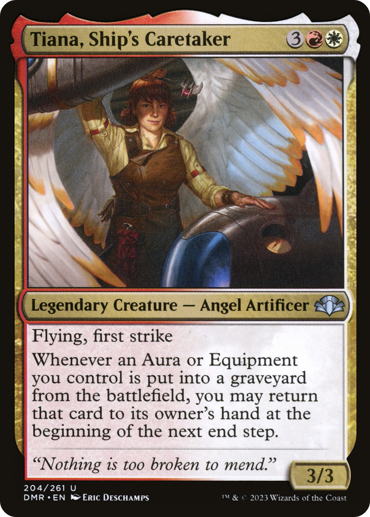 Tiana, Ship's Caretaker (DMR-204) - Dominaria Remastered - Premium MTG Single from Wizards of the Coast - Just $0.08! Shop now at Game Crave Tournament Store