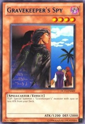 Gravekeeper's Spy (Blue) (DL11-EN009) - Duelist League Promo Unlimited - Premium Yugioh Single from Konami - Just $0.79! Shop now at Game Crave Tournament Store