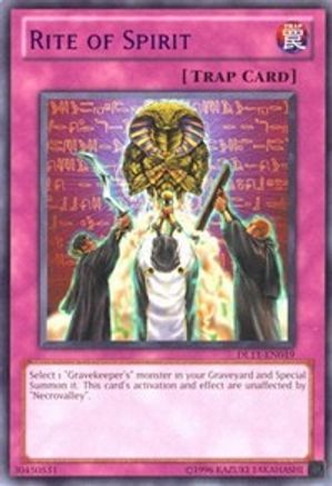 Rite of Spirit (Purple) (DL11-EN019) - Duelist League Promo Unlimited - Premium Yugioh Single from Konami - Just $3.60! Shop now at Game Crave Tournament Store