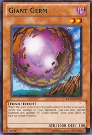 Giant Germ (Green) (DL12-EN003) - Duelist League Promo Unlimited - Premium Yugioh Single from Konami - Just $3.08! Shop now at Game Crave Tournament Store