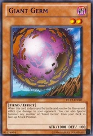 Giant Germ (Purple) (DL12-EN003) - Duelist League Promo Unlimited - Premium Yugioh Single from Konami - Just $2.37! Shop now at Game Crave Tournament Store