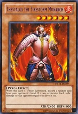 Thestalos the Firestorm Monarch (Purple) (DL12-EN007) - Duelist League Promo Unlimited - Premium Yugioh Single from Konami - Just $0.54! Shop now at Game Crave Tournament Store