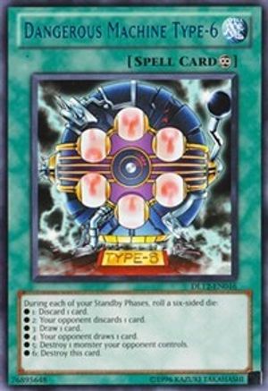 Dangerous Machine Type-6 (Blue) (DL12-EN016) - Duelist League Promo Unlimited - Premium Yugioh Single from Konami - Just $1.15! Shop now at Game Crave Tournament Store