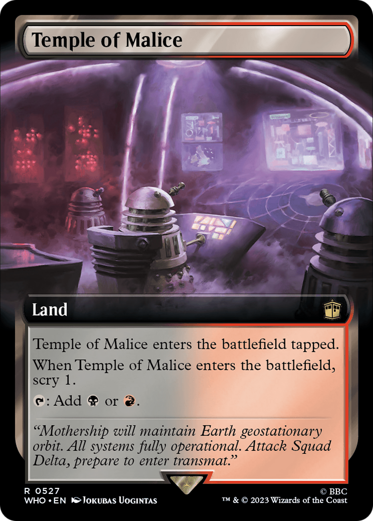 Temple of Malice (WHO-527) - Doctor Who: (Extended Art) - Premium MTG Single from Wizards of the Coast - Just $0.36! Shop now at Game Crave Tournament Store