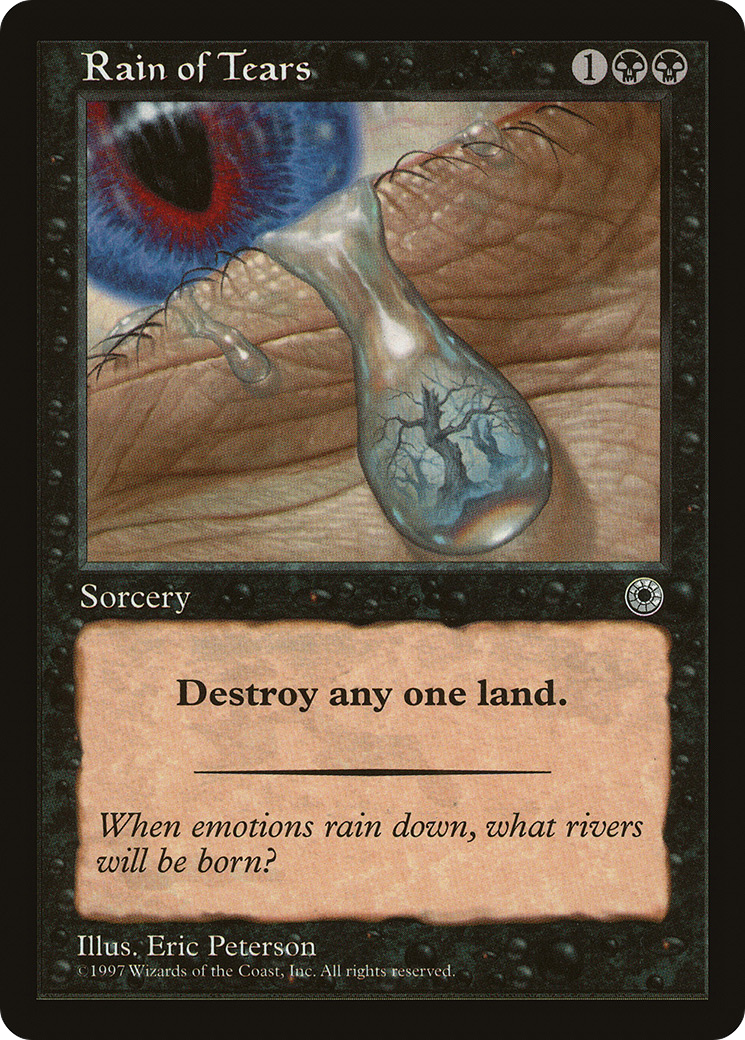 Rain of Tears (POR-106) - Portal - Premium MTG Single from Wizards of the Coast - Just $0.10! Shop now at Game Crave Tournament Store