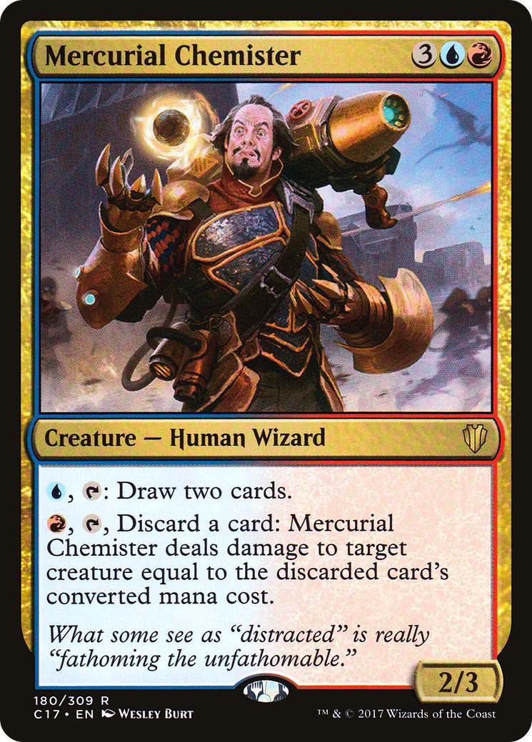Mercurial Chemister (C17-180) - Commander 2017 - Premium MTG Single from Wizards of the Coast - Just $0.25! Shop now at Game Crave Tournament Store