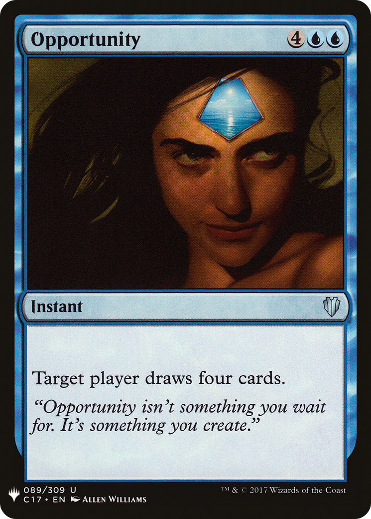Opportunity (MB1-450) - Mystery Booster - Premium MTG Single from Wizards of the Coast - Just $0.08! Shop now at Game Crave Tournament Store