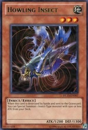 Howling Insect (Green) (DL13-EN007) - Duelist League Promo Unlimited - Premium Yugioh Single from Konami - Just $3.79! Shop now at Game Crave Tournament Store