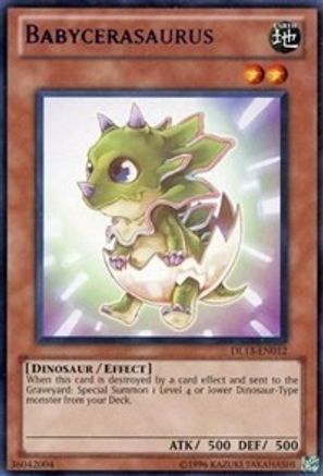 Babycerasaurus (Purple) (DL13-EN012) - Duelist League Promo Unlimited - Premium Yugioh Single from Konami - Just $3.73! Shop now at Game Crave Tournament Store
