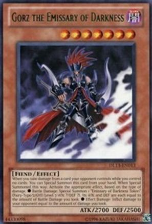 Gorz the Emissary of Darkness (Green) (DL13-EN013) - Duelist League Promo Unlimited - Premium Yugioh Single from Konami - Just $3.59! Shop now at Game Crave Tournament Store