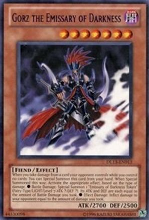 Gorz the Emissary of Darkness (Purple) (DL13-EN013) - Duelist League Promo Unlimited - Premium Yugioh Single from Konami - Just $13.58! Shop now at Game Crave Tournament Store